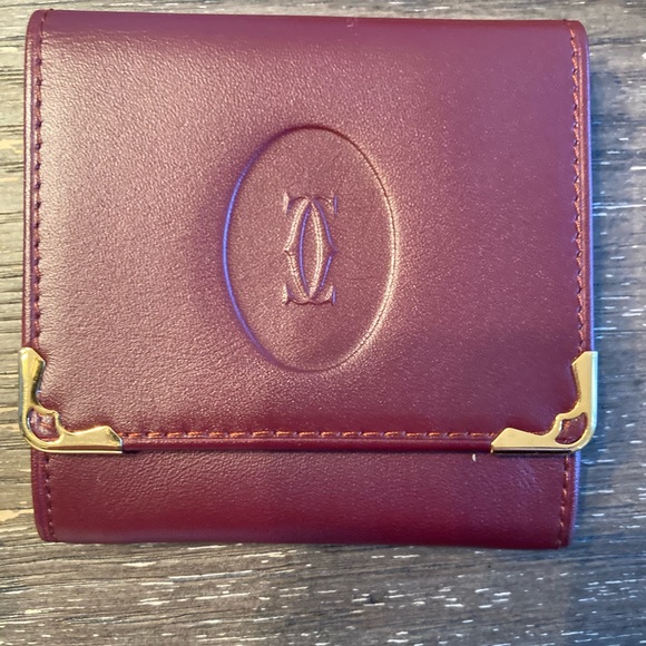Beautiful Vintage authentic new Cartier coin wallet